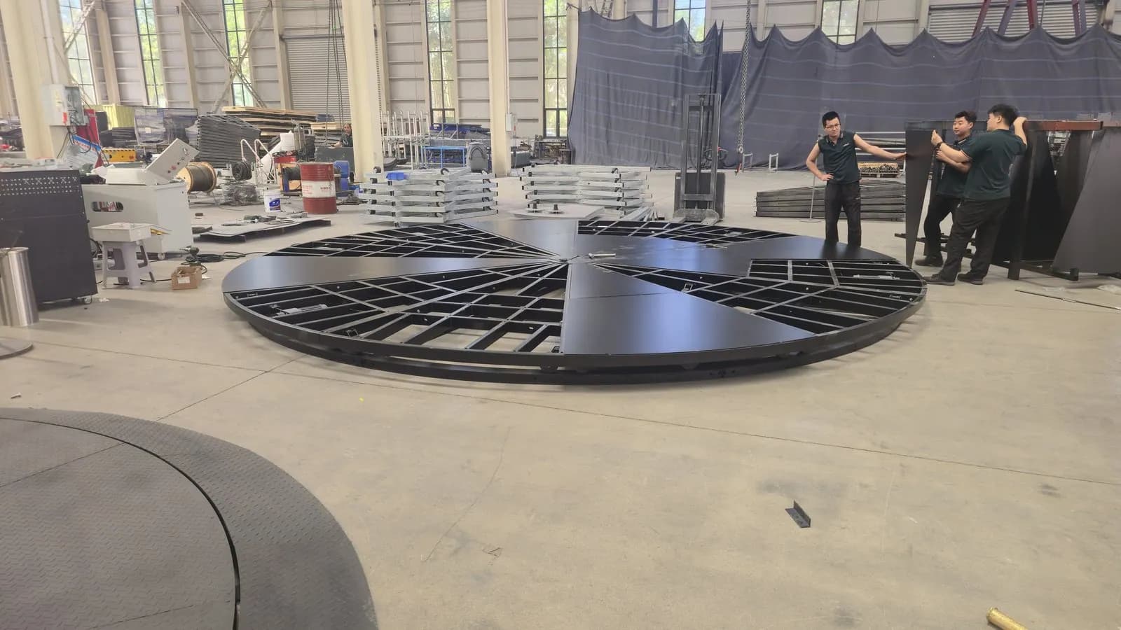 Factory test and assembly